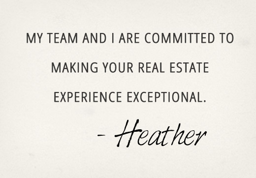 My team and I are committed to making your real estate experiance exceptional.