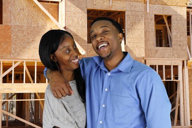 couple in new savannah home