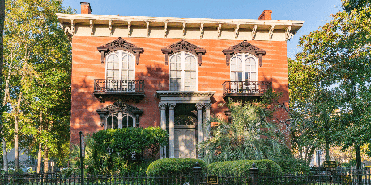 The Mercer Williams House in Savannah, GA