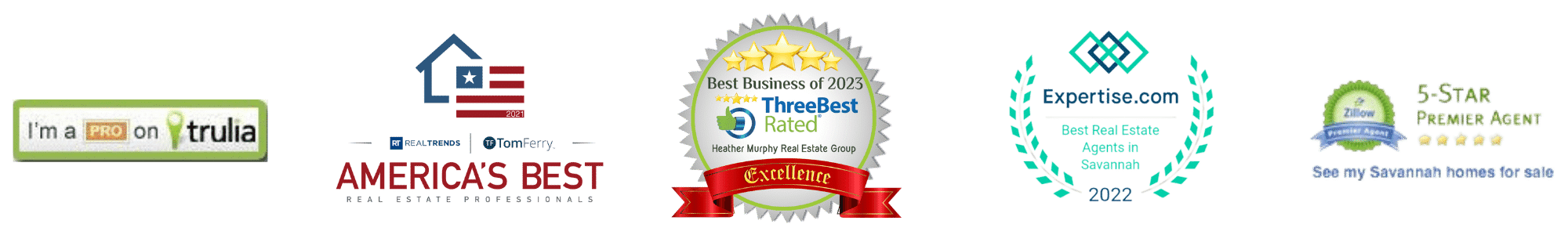 Heather Murphy Real Estate Group Awards for 2023