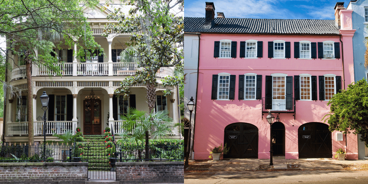 Split of a Savannah, GA historic home and a Charleston, SC historic home