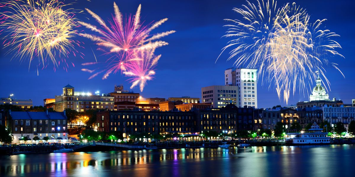 Savannah fireworks