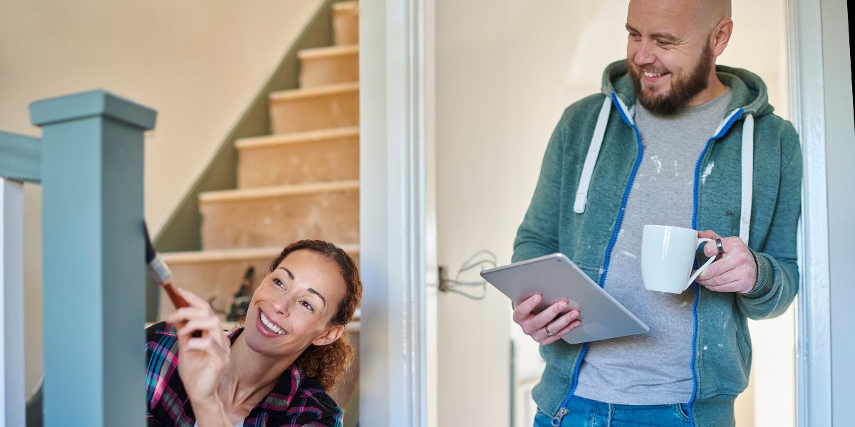 painting a fixer-upper