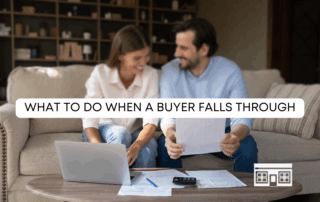 Homeowner reading over paperwork after a real estate deal collapse